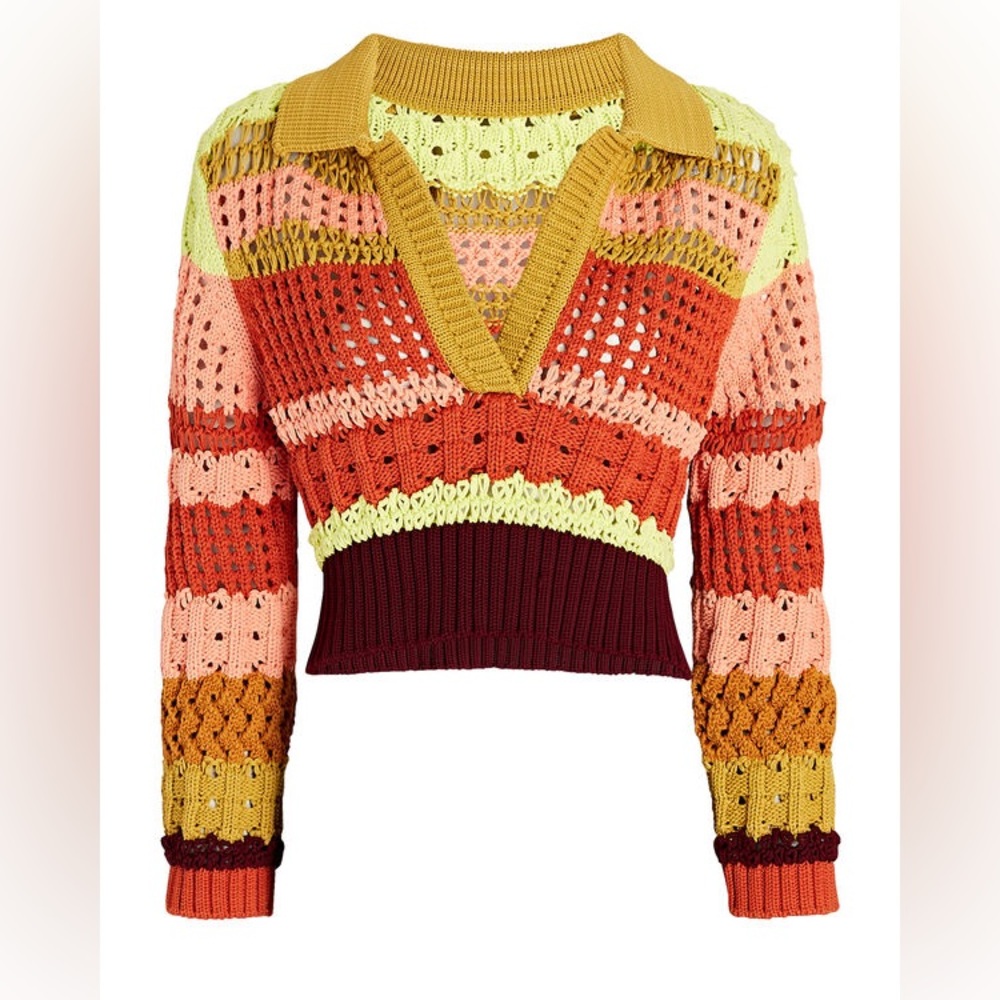 Jonathan Simkhai Multicolor Striped Sweater